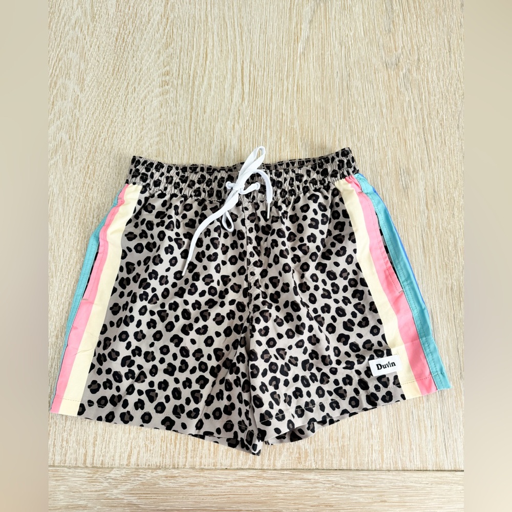 Duvin Leopard Swim Shorts